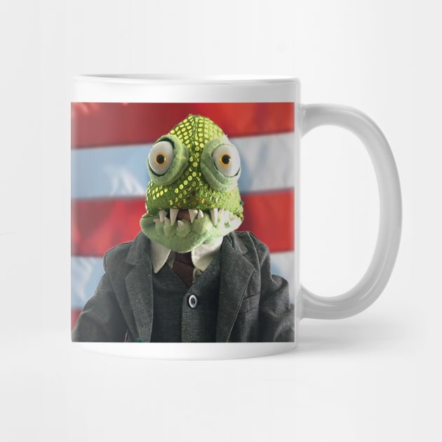 George the Bishopville Lizardman for President by CreepyAcres